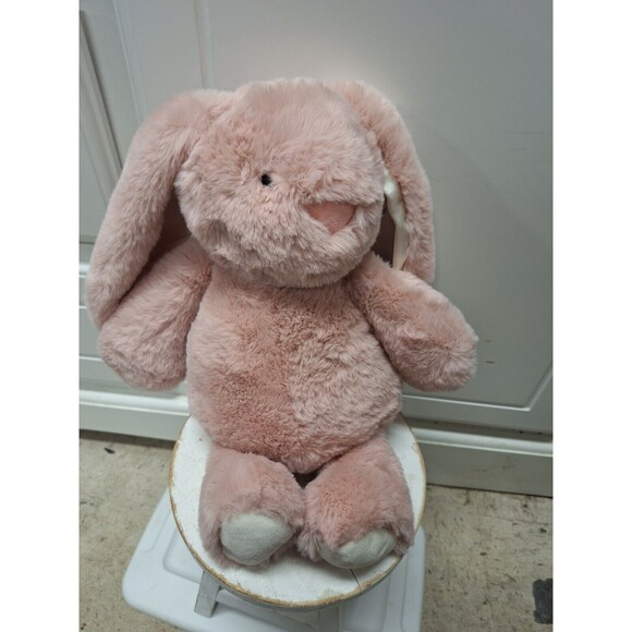 Spark Create Imagine Pink Bunny‎ Rabbit Plush Stuffed Animal Toy Rattle Easter - Picture 1 of 5